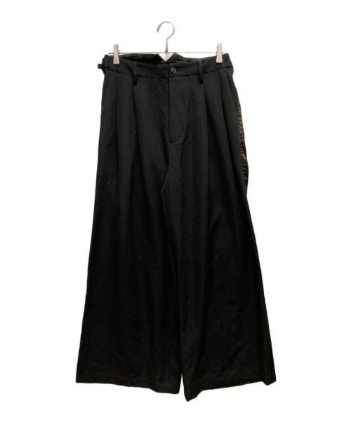 SOSHIOTSUKI（ソウシ オオツキ）SOSHIOTSUKI (ソウシ オオツキ) DOKAN TROUSERS ブラック サイズ:46の古着・服飾アイテム