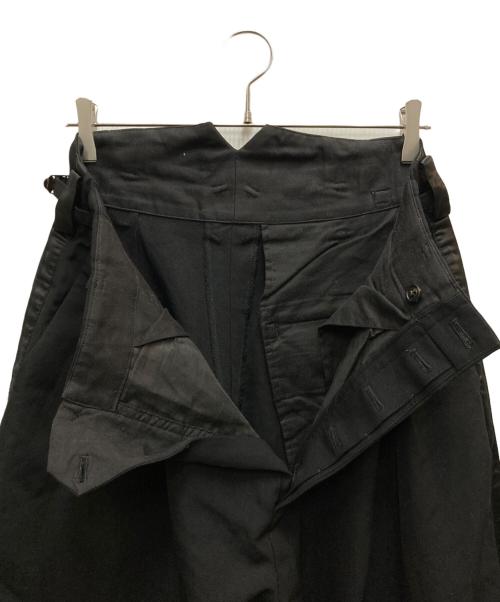 SOSHIOTSUKI（ソウシ オオツキ）SOSHIOTSUKI (ソウシ オオツキ) DOKAN TROUSERS ブラック サイズ:46の古着・服飾アイテム