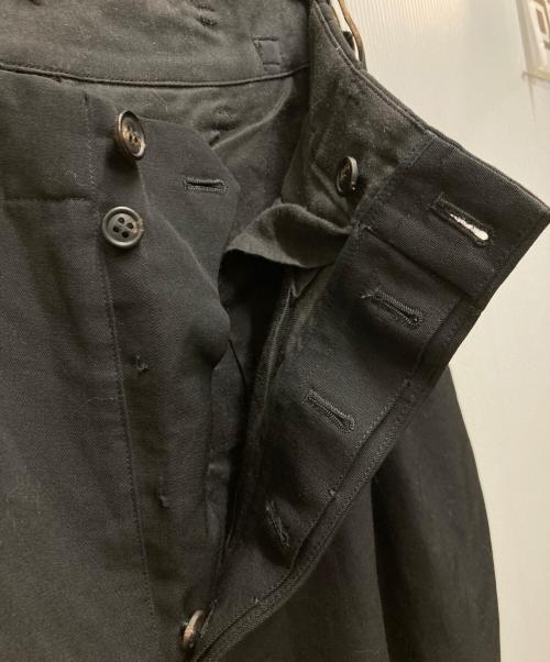SOSHIOTSUKI（ソウシ オオツキ）SOSHIOTSUKI (ソウシ オオツキ) DOKAN TROUSERS ブラック サイズ:46の古着・服飾アイテム