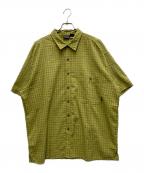 Patagoniaパタゴニア）の古着「90~00'S シアサッカーシャツ」｜グリーン