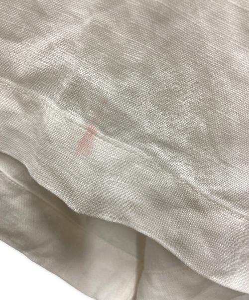 RALPH LAUREN（ラルフローレン）RALPH LAUREN (ラルフローレン) 90'S MARLOWEリネンシャツ ホワイト サイズ:Lの古着・服飾アイテム