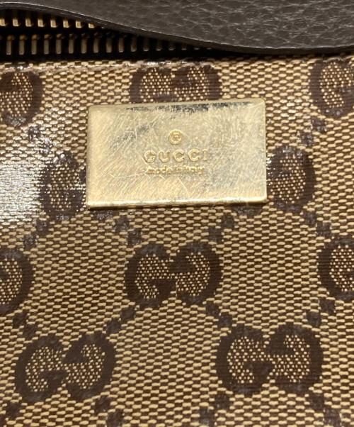 GUCCI（グッチ）GUCCI (グッチ) GGクリスタル ウエストポーチ ブラウンの古着・服飾アイテム