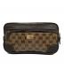 GUCCI（グッチ）の古着「GGクリスタル ウエストポーチ」｜ブラウン