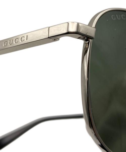 GUCCI（グッチ）GUCCI (グッチ) アビエーター サングラス ブラック サイズ:56□16-145の古着・服飾アイテム