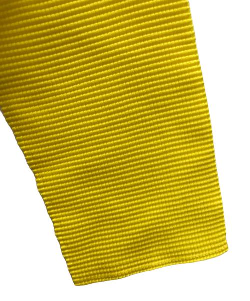 me ISSEY MIYAKE（ミーイッセイ ミヤケ）me ISSEY MIYAKE (ミーイッセイ ミヤケ) プリーツカットソー イエロー サイズ:freeの古着・服飾アイテム