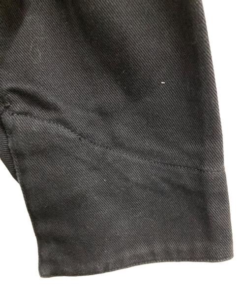 ELECTRIC（エレクトリック）ELECTRIC (エレクトリック) ロゴカバーオール ブラック サイズ:Lの古着・服飾アイテム