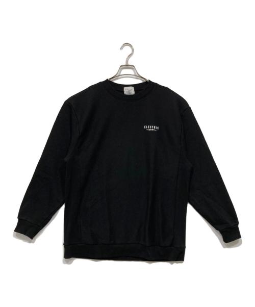ELECTRIC（エレクトリック）ELECTRIC (エレクトリック) プリントスウェット ブラック サイズ:XLの古着・服飾アイテム