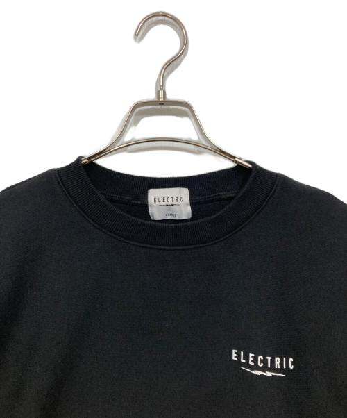 ELECTRIC（エレクトリック）ELECTRIC (エレクトリック) プリントスウェット ブラック サイズ:XLの古着・服飾アイテム