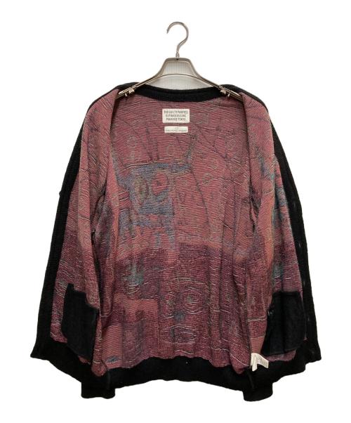 WACKO MARIA（ワコマリア）WACKO MARIA (ワコマリア) JEAN-MICHEL BASQUIAT (ジャン ミシェル バスキア) バスキアコラボモヘアカーディガン グリーン サイズ:Mの古着・服飾アイテム