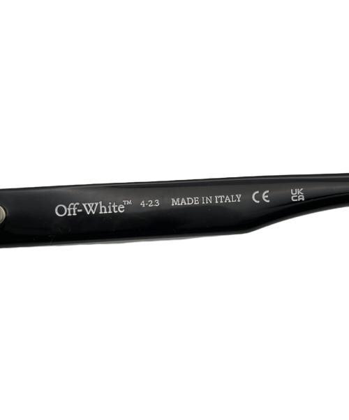 OFFWHITE（オフホワイト）OFFWHITE (オフホワイト) クリップオンサングラス ブラック サイズ:50□21-145の古着・服飾アイテム