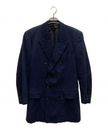 COMME des GARCONS（コムデギャルソン）の古着「90'S ダブルジャケット」｜ネイビー