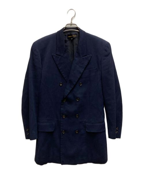 COMME des GARCONS（コムデギャルソン）COMME des GARCONS (コムデギャルソン) 90'S ダブルジャケット ネイビー サイズ:Mの古着・服飾アイテム