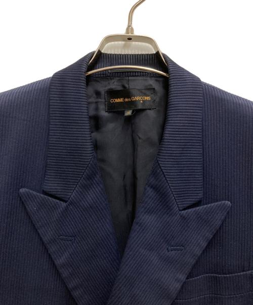 COMME des GARCONS（コムデギャルソン）COMME des GARCONS (コムデギャルソン) 90'S ダブルジャケット ネイビー サイズ:Mの古着・服飾アイテム