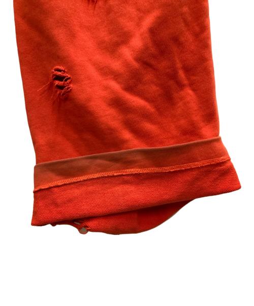 MAISON SPECIAL（メゾンスペシャル）MAISON SPECIAL (メゾンスペシャル) Sweat Distressed Wide Pants オレンジ サイズ:38の古着・服飾アイテム