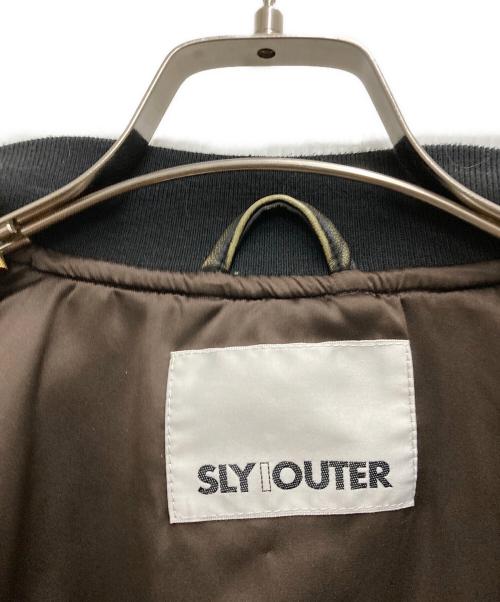 SLY（スライ）SLY (スライ) VINTAGE F/LEATHER CROP ブラウン サイズ:1の古着・服飾アイテム