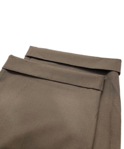 VEQUM（ベクム）VEQUM (ベクム) WIDE SLACKS ブラウン サイズ:Ｓの古着・服飾アイテム