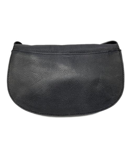 TORY BURCH（トリーバーチ）TORY BURCH (トリーバーチ) レザーフラップショルダーバッグ ブラックの古着・服飾アイテム