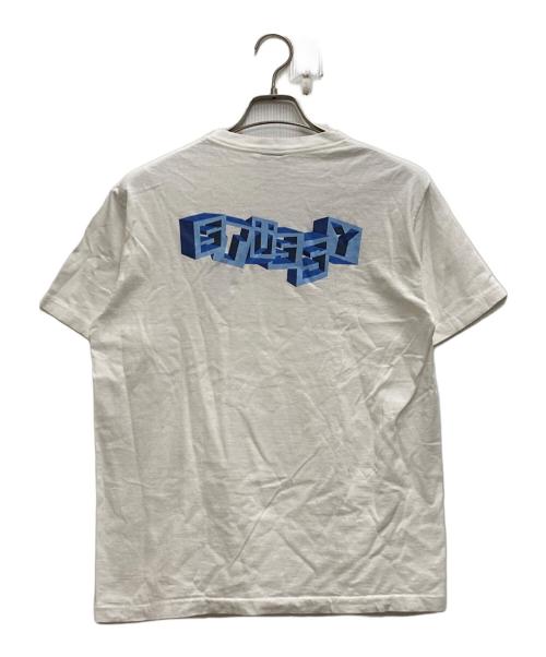 stussy（ステューシー）stussy (ステューシー) 90’sバックロゴTシャツ ホワイト サイズ:Ⅿの古着・服飾アイテム