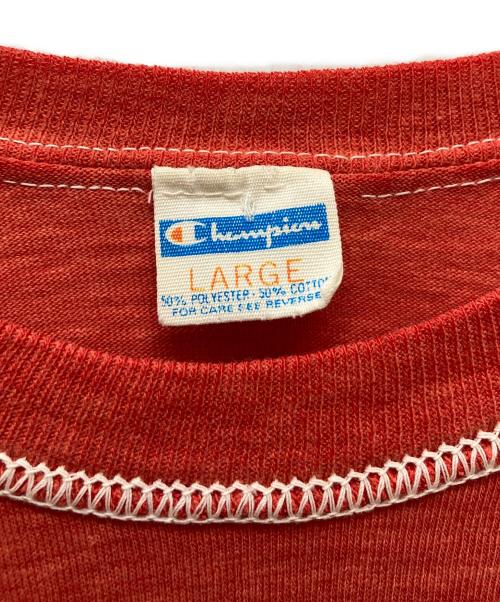 Champion（チャンピオン）Champion (チャンピオン) 70-80sカレッジTシャツ レッド サイズ:Lの古着・服飾アイテム