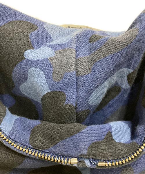 A BATHING APE（ア ベイシング エイプ）A BATHING APE (ア ベイシング エイプ) CAMO SHARK FULL ZIP HOODIE PONR ブルー サイズ:Sの古着・服飾アイテム