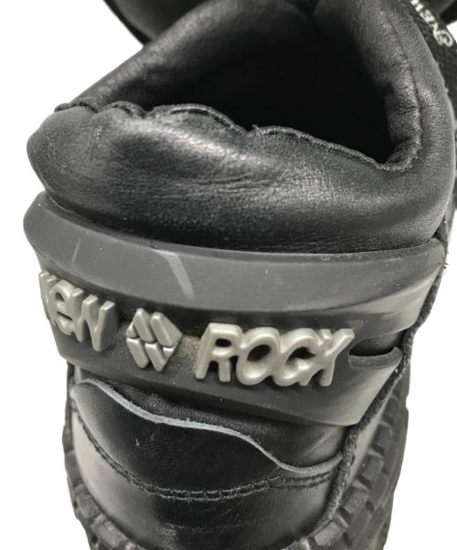 NEWROCK（ニューロック）NEWROCK (ニューロック) レザーアンクルブーツ ブラック サイズ:41の古着・服飾アイテム