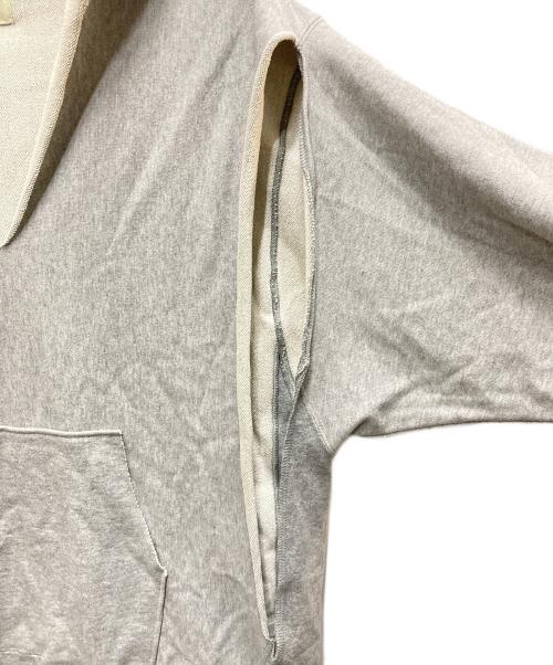 PAPIER TIGRE（パピエ ティグル）PAPIER TIGRE (パピエ ティグル) Broken Parker グレー サイズ:FREEの古着・服飾アイテム