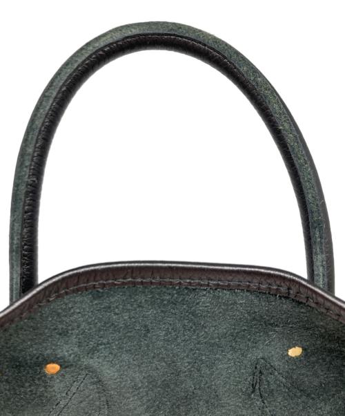 YOUNG & OLSEN The DRYGOODS STORE（ヤングアンドオルセン ザ ドライグッズストア）YOUNG & OLSEN The DRYGOODS STORE (ヤングアンドオルセン ザ ドライグッズストア) EMBOSSED LEATHER TOTE M ブラックの古着・服飾アイテム