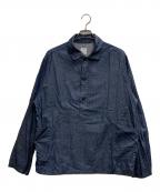 POST O'ALLSポストオーバーオールズ）の古着「プルオーバーシャツ」｜インディゴ