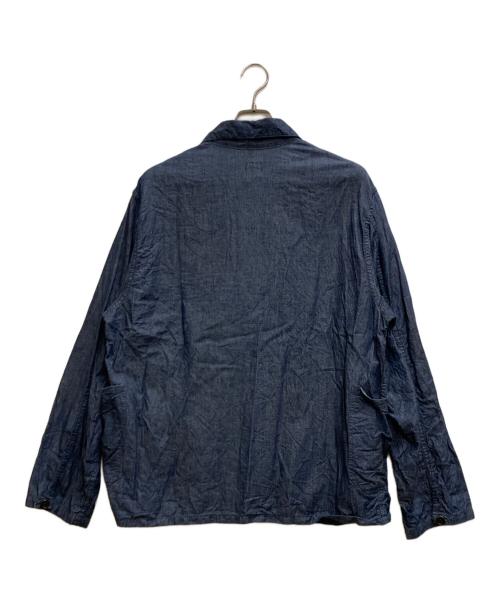 POST O'ALLS（ポストオーバーオールズ）POST O'ALLS (ポストオーバーオールズ) プルオーバーシャツ インディゴ サイズ:Ⅼの古着・服飾アイテム