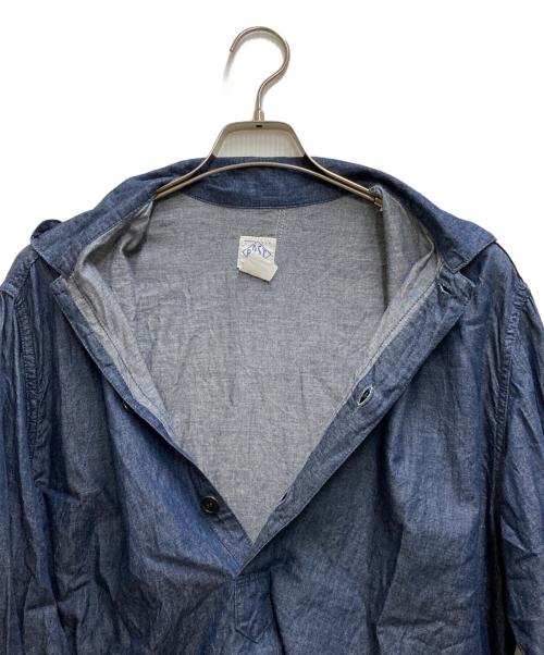 POST O'ALLS（ポストオーバーオールズ）POST O'ALLS (ポストオーバーオールズ) プルオーバーシャツ インディゴ サイズ:Ⅼの古着・服飾アイテム