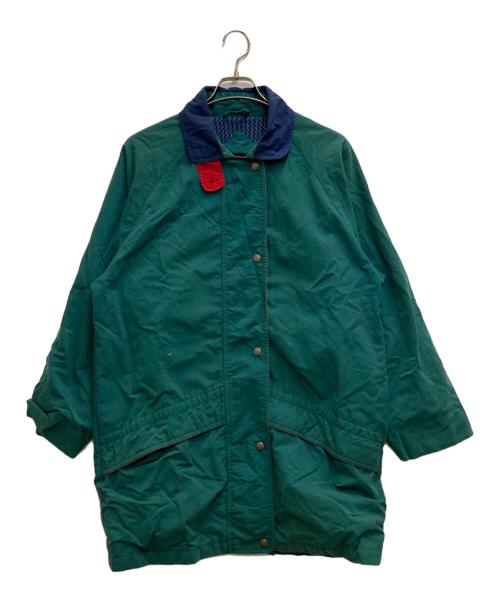 Eddie Bauer（エディーバウアー）Eddie Bauer (エディーバウアー) 80s クレイジーパターンマウンテンジャケット グリーン サイズ:Sの古着・服飾アイテム