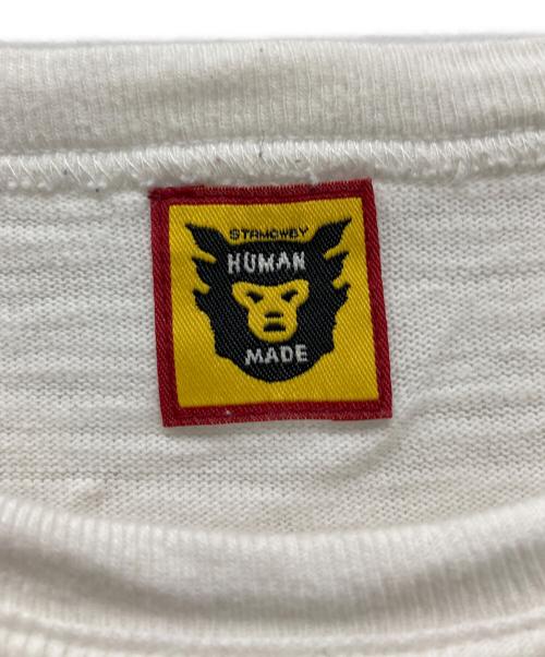 HUMAN MADE（ヒューマンメイド）HUMAN MADE (ヒューマンメイド) ポケットハートロゴTシャツ ホワイト サイズ:不明の古着・服飾アイテム