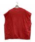 CAMIEL FORTGENS (カミエルフォートヘンス) SLLEVELESS SWEATER レッド サイズ:M：15000円