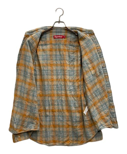 SUPREME（シュプリーム）Supreme (シュプリーム) Plaid Flannel Shirt ブルー×ブラウン サイズ:Ⅿの古着・服飾アイテム