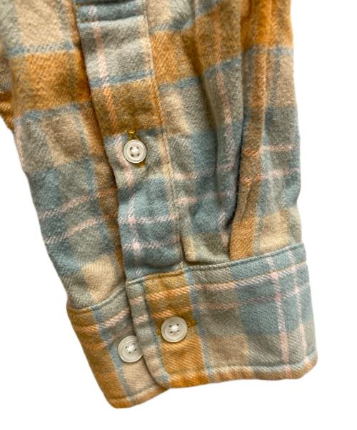SUPREME（シュプリーム）Supreme (シュプリーム) Plaid Flannel Shirt ブルー×ブラウン サイズ:Ⅿの古着・服飾アイテム