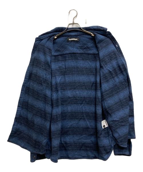 NEIGHBORHOOD（ネイバーフッド）NEIGHBORHOOD (ネイバーフッド) チェックネルシャツ ネイビー サイズ:Mの古着・服飾アイテム