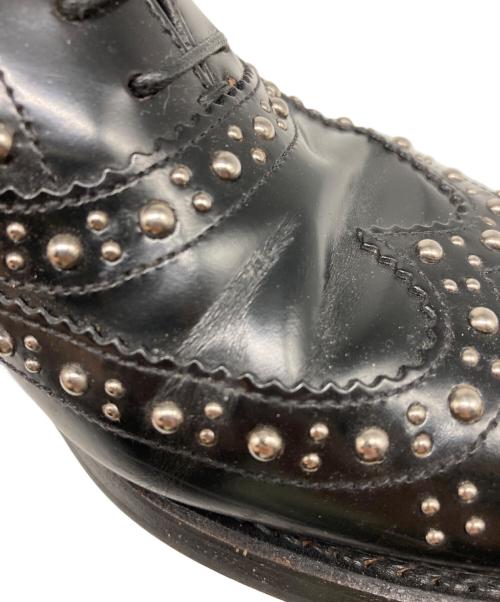 CHURCH'S（チャーチ）CHURCH'S (チャーチ) スタッズレザーシューズ ブラック サイズ:37 1/2の古着・服飾アイテム