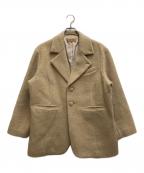 Ameriアメリ）の古着「UND 2WAY MOHAIR SHAGGY BIG JACKET」｜ベージュ