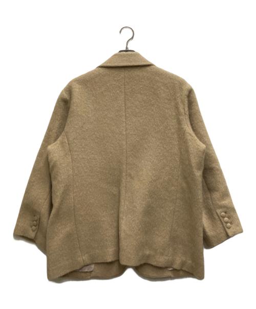 Ameri（アメリ）AMERI (アメリ) UND 2WAY MOHAIR SHAGGY BIG JACKET ベージュ サイズ:FREEの古着・服飾アイテム