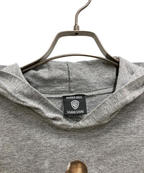 WARNER BROS（ワーナーブラザース）Warner Bros (ワーナーブラザース) 90's ジョーダン×ルーニーチューンズフーディー グレー サイズ:Lの古着・服飾アイテム