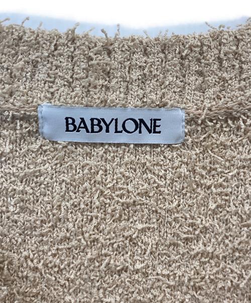 BABYLONE（バビロン）BABYLONE (バビロン) ネップテンジクVネックプルオーバー 2450010234 ベージュ サイズ:Fの古着・服飾アイテム