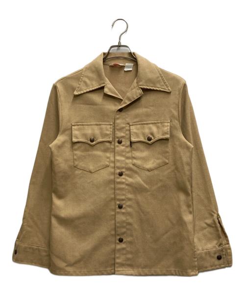 LEVI'S（リーバイス）LEVI'S (リーバイス) 70's USA製ワークシャツジャケット ベージュ サイズ:Sの古着・服飾アイテム