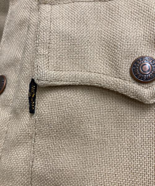 LEVI'S（リーバイス）LEVI'S (リーバイス) 70's USA製ワークシャツジャケット ベージュ サイズ:Sの古着・服飾アイテム