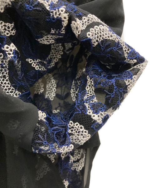 JUNYA WATANABE COMME des GARCONS（(ジュンヤワタナベ コムデギャルソン）JUNYA WATANABE COMME des GARCONS ((ジュンヤワタナベ コムデギャルソン) 切替レースワンピース ブラック サイズ:Sの古着・服飾アイテム