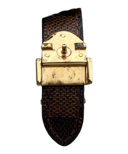 LOUIS VUITTON（ルイ ヴィトン）LOUIS VUITTON (ルイ ヴィトン) レザーブレスレット ブラウンの古着・服飾アイテム