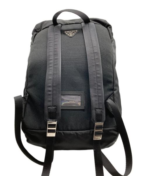 PRADA（プラダ）PRADA (プラダ) ドローストリングバックパック ブラックの古着・服飾アイテム