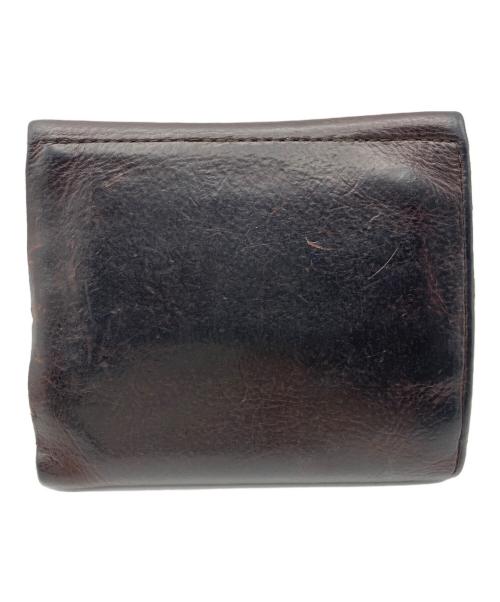 RRL（ダブルアールエル）RRL (ダブルアールエル) レザー エンベロープ ウォレット ブラウンの古着・服飾アイテム