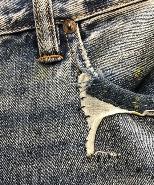 POLO RALPH LAUREN（ポロ・ラルフローレン）POLO RALPH LAUREN (ポロ・ラルフローレン) 再構築デニムパンツ インディゴ サイズ:86cm (W34)の古着・服飾アイテム