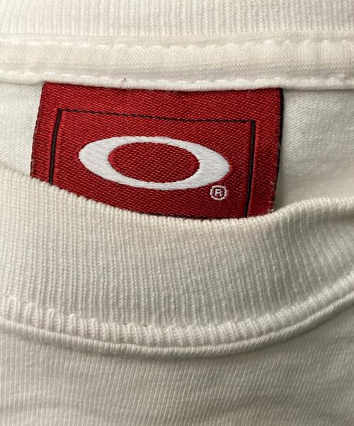 OAKLEY（オークリー）OAKLEY (オークリー) 90s モンスタードッグプリントtee ホワイト サイズ:Ｍの古着・服飾アイテム