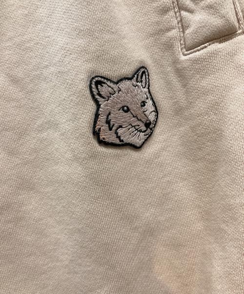 maison kitsune（メゾンキツネ）maison kitsune (メゾンキツネ) BOLD FOX HEAD PATCH OVERSIZE JOG SHORTS ピンク サイズ:Lの古着・服飾アイテム